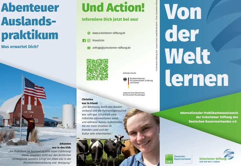 Auslandspraktika in der Landwirtschaft – Ernteprogramme & Europa-Austausch (Schorlemer Stiftung)