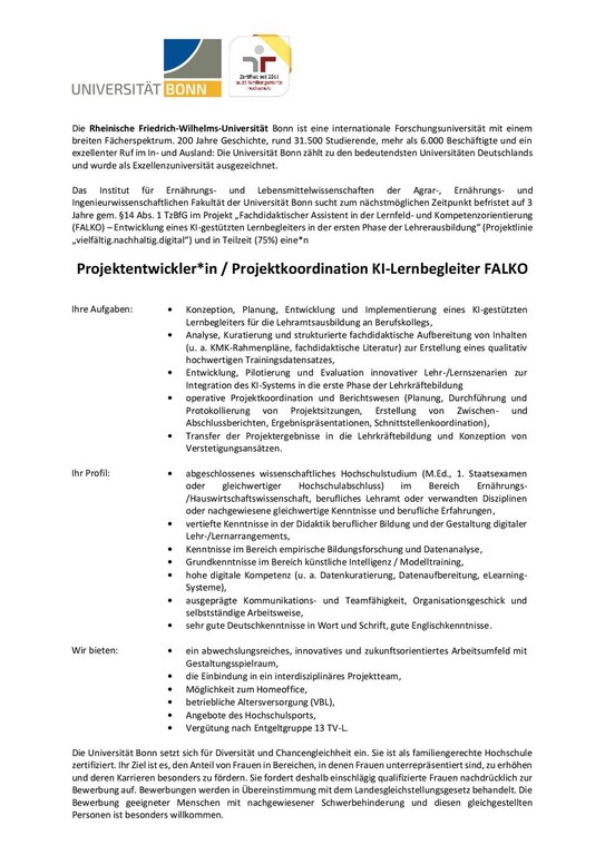 Ausschreibung als PDF