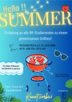 Flyer Grillfest der BK Studierenden